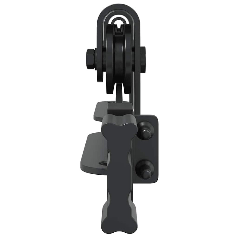 Set uși glisante pentru dulap 200 cm oțel carbon