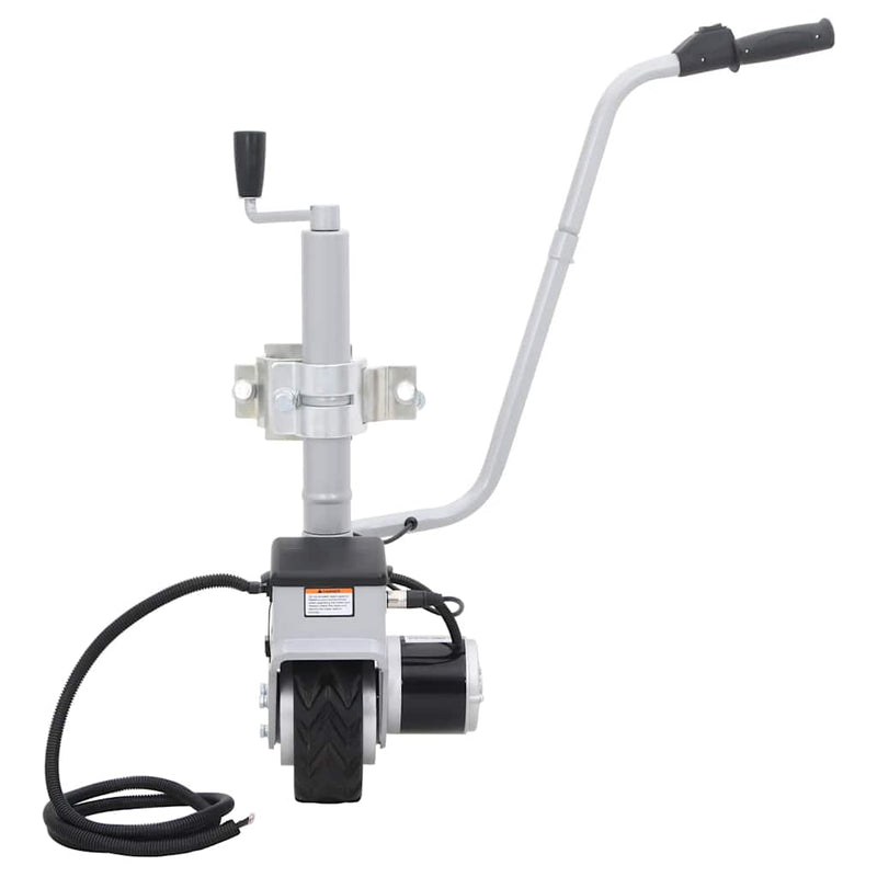 Roată de manevră motorizată pentru remorcă, aluminiu 12 V 350 W