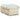 Pat box spring cu saltea, crem, 100x200 cm, textil