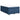 Pat box spring cu saltea, albastru, 120x190 cm, material textil