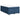 Pat box spring cu saltea, albastru, 120x200 cm, textil