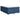 Pat box spring cu saltea, albastru, 140x200 cm, textil