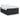 Pat box spring cu saltea, negru, 140x190 cm, piele ecologică