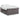 Pat box spring cu saltea, gri, 140x190 cm, piele ecologică