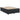 Pat box spring cu saltea, negru, 140x200 cm, piele ecologică