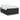 Pat box spring cu saltea, negru, 160x200 cm, piele ecologică