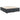 Pat box spring cu saltea, negru, 180x200 cm, piele ecologică