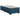 Pat box spring cu saltea, albastru închis, 90x190 cm, catifea