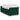 Pat box spring cu saltea, verde închis, 100x200 cm, catifea