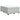 Pat box spring cu saltea, gri deschis, 140x200 cm, catifea