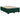 Pat box spring cu saltea, verde închis, 140x200 cm, catifea
