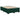 Pat box spring cu saltea, verde închis, 160x200 cm, catifea
