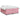 Pat box spring cu saltea, roz, 200x200 cm, catifea