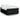 Pat box spring cu saltea, negru, 140x190 cm, textil
