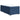 Pat box spring cu saltea, albastru, 100x200 cm, textil