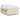 Pat box spring cu saltea, crem, 140x200 cm, textil