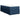 Pat box spring cu saltea, albastru, 80x200 cm, textil