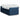 Pat box spring cu saltea, albastru, 80x200 cm, textil