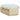 Pat box spring cu saltea, crem, 90x190 cm, textil