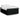 Pat box spring cu saltea, negru, 140x190 cm, textil