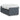 Pat box spring cu saltea, gri închis, 80x200 cm, catifea