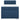Pat box spring cu saltea, albastru, 80x200 cm, textil
