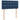Pat box spring cu saltea, albastru, 80x200 cm, textil