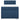 Pat box spring cu saltea, albastru, 90x190 cm, textil