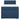 Pat box spring cu saltea, albastru, 90x190 cm, textil