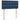 Pat box spring cu saltea, albastru, 90x190 cm, textil