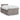 Pat box spring cu saltea, taupe, 120x190 cm material textil