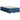 Pat box spring cu saltea, albastru, 120x190 cm, material textil