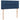 Pat box spring cu saltea, albastru, 120x190 cm, material textil