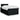 Pat box spring cu saltea, negru, 120x190 cm, catifea