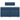 Pat box spring cu saltea, albastru, 120x190 cm, material textil