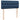 Pat box spring cu saltea, albastru, 120x190 cm, material textil