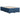 Pat box spring cu saltea, albastru, 120x200 cm, textil