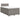 Pat box spring cu saltea, gri taupe, 120x200 cm, textil