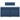 Pat box spring cu saltea, albastru, 120x200 cm, textil