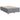 Pat box spring cu saltea, gri deschis, 140x190 cm, textil
