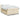 Pat box spring cu saltea, crem, 140x200 cm, textil