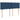 Pat continental cu saltea, albastru, 140x200cm, material textil
