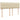 Pat box spring cu saltea, crem, 160x200 cm, material textil