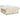 Pat continental cu saltea, crem, 180x200 cm, textil