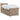 Pat box spring cu saltea, cappuccino, 80x200 cm piele ecologică