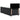 Pat box spring cu saltea, negru, 90x200 cm, piele ecologică