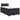 Pat box spring cu saltea, negru, 120x190 cm, piele ecologică