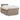 Pat box spring cu saltea, cappuccino, 120x190cm piele ecologică