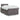 Pat box spring cu saltea, gri, 120x200 cm, piele ecologică