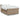 Pat box spring cu saltea, cappuccino, 140x190cm piele ecologică